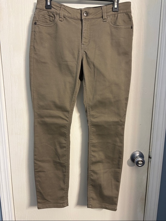 Liz Claiborne Pants - Liz Claiborne Brown Straight-Leg Pants